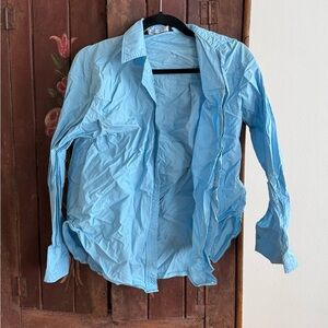 Oversized women’s   Light Blue Shirt